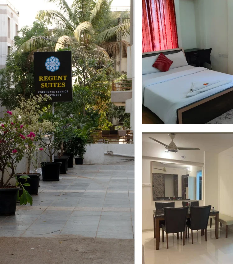 Serviced apartment locations across Pune including Kharadi, Hinjewadi, Viman Nagar, and Wagholi by Lavish World